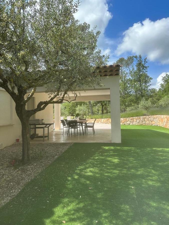 Superbe Villa Seillans La Grande Bastide Avec Piscine, Jardin, Climatisation Et Salle De Sport Luaran gambar