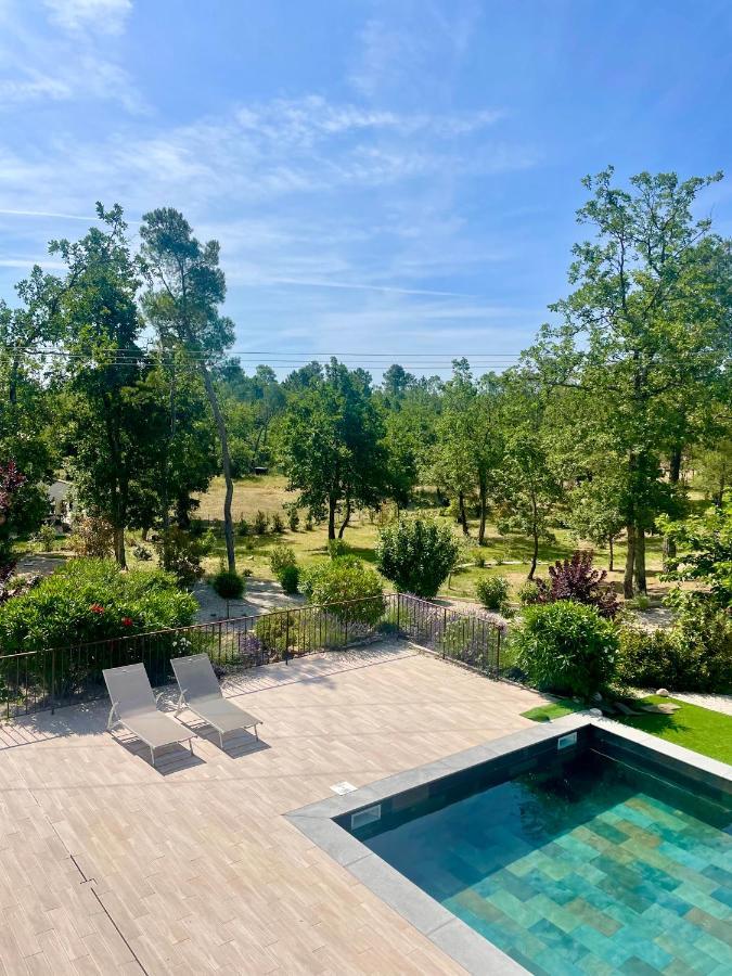 Superbe Villa Seillans La Grande Bastide Avec Piscine, Jardin, Climatisation Et Salle De Sport Luaran gambar