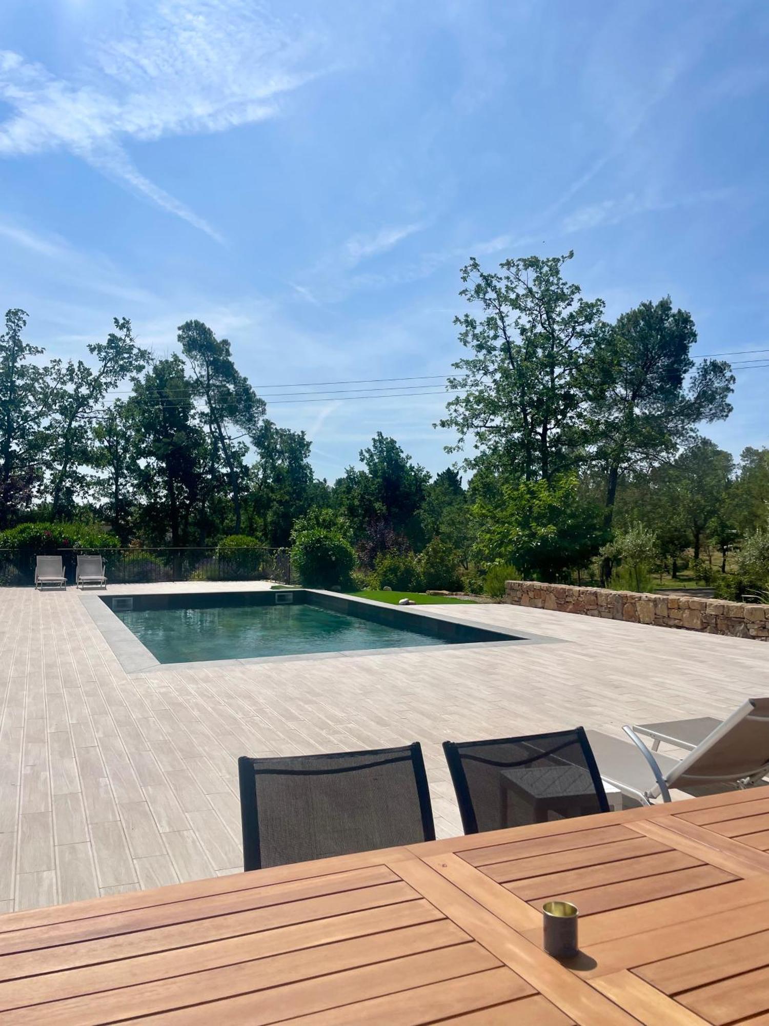 Superbe Villa Seillans La Grande Bastide Avec Piscine, Jardin, Climatisation Et Salle De Sport Luaran gambar
