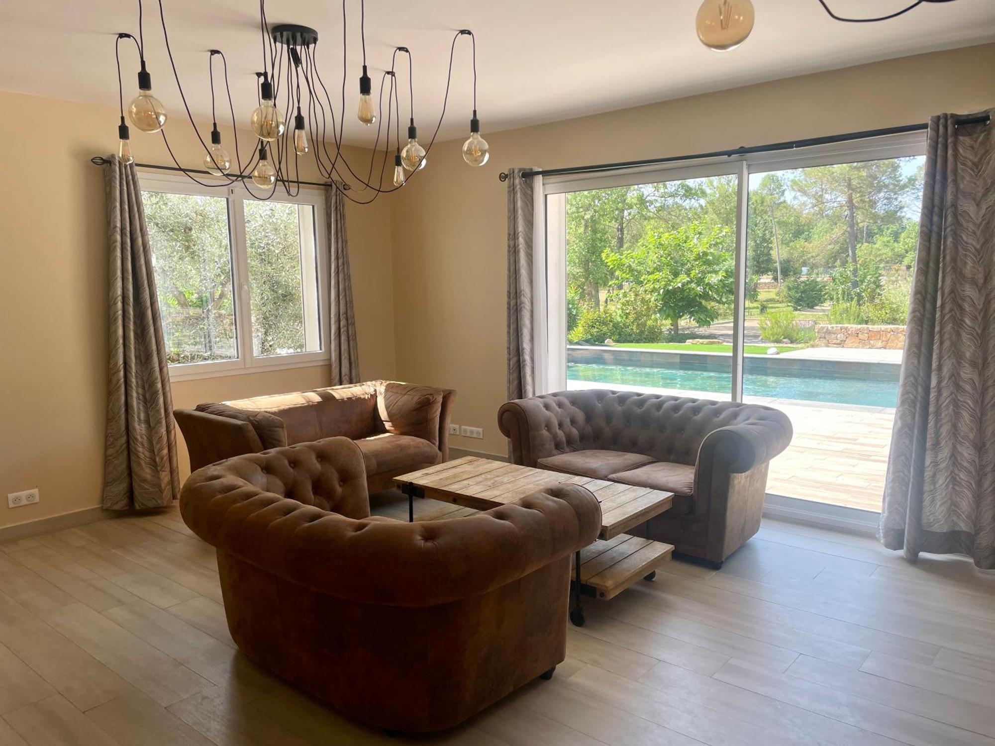 Superbe Villa Seillans La Grande Bastide Avec Piscine, Jardin, Climatisation Et Salle De Sport Luaran gambar